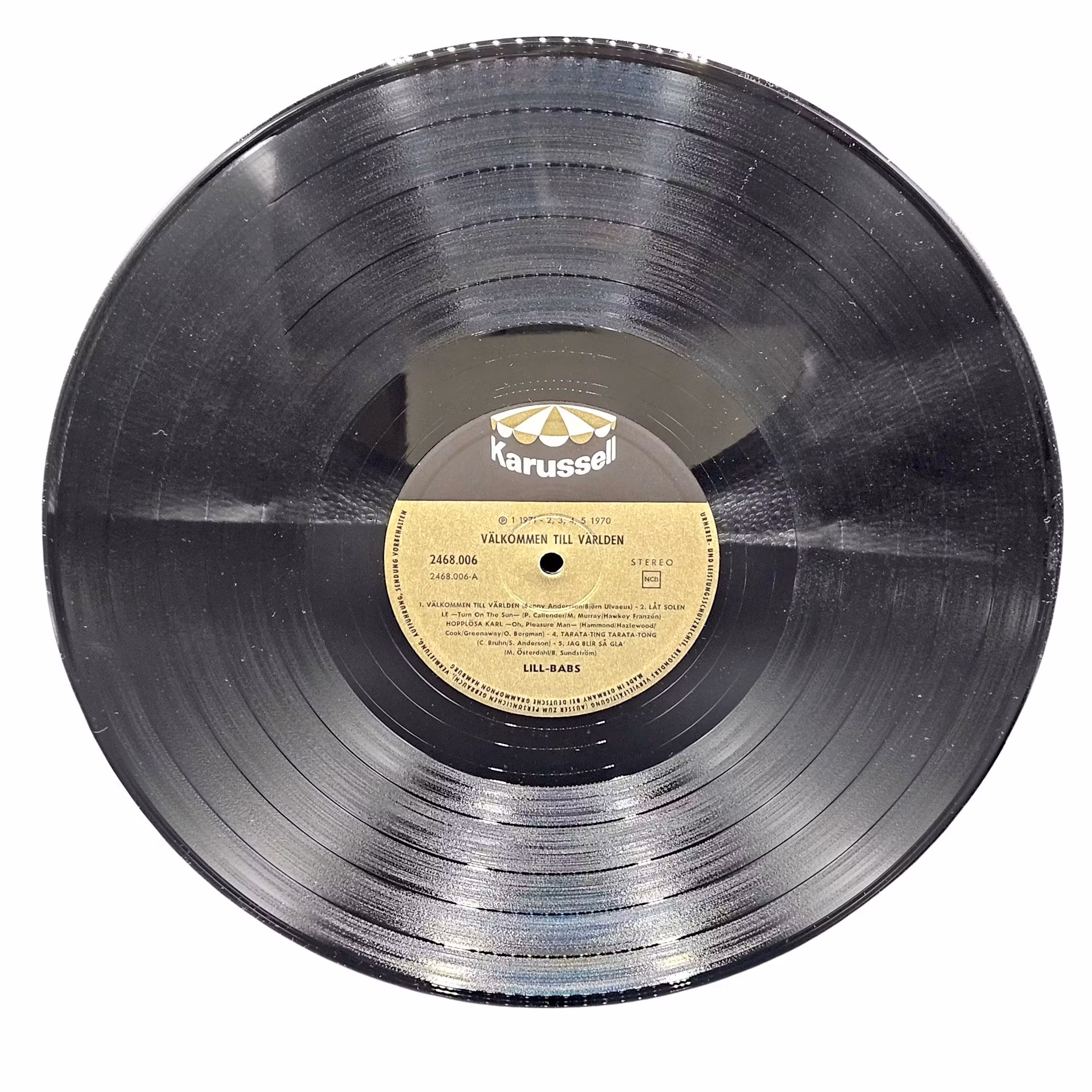 Kleine Babs, Welkom in de wereld, vinyl-LP