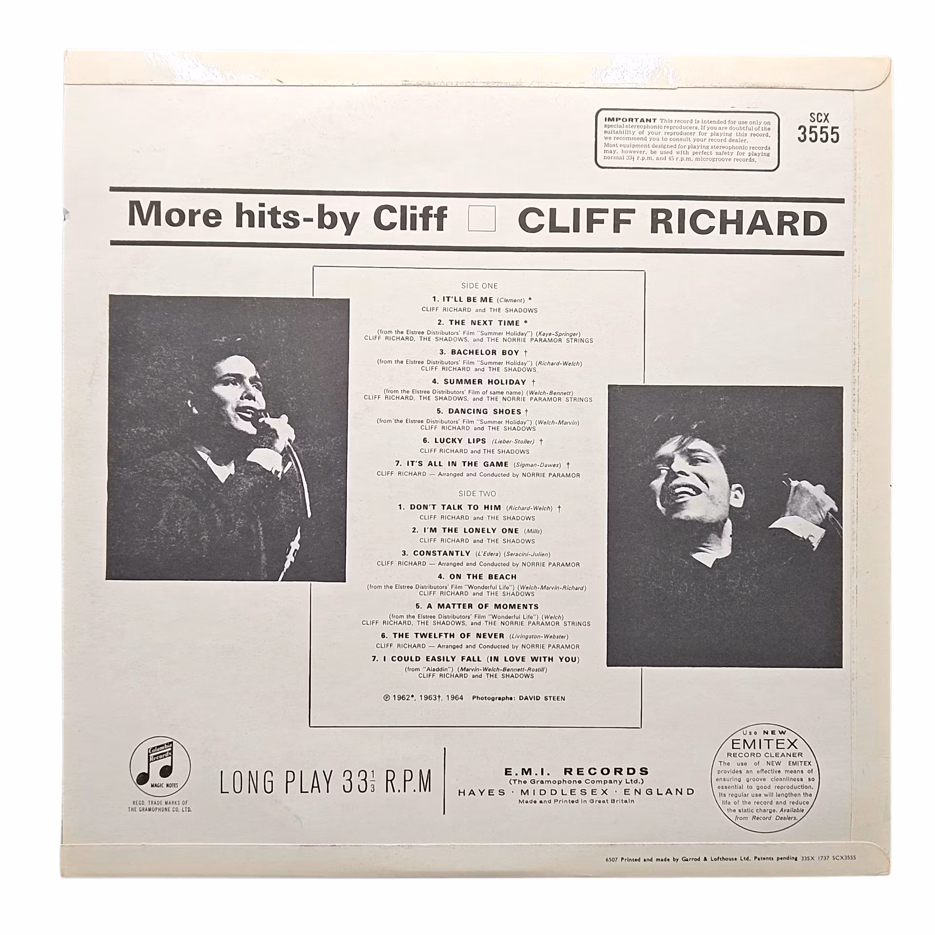 Meer hits van Cliff Richard, vinyl LP