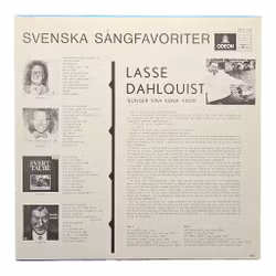 Lasse Dahlquist med Orkester, Vinyl LP