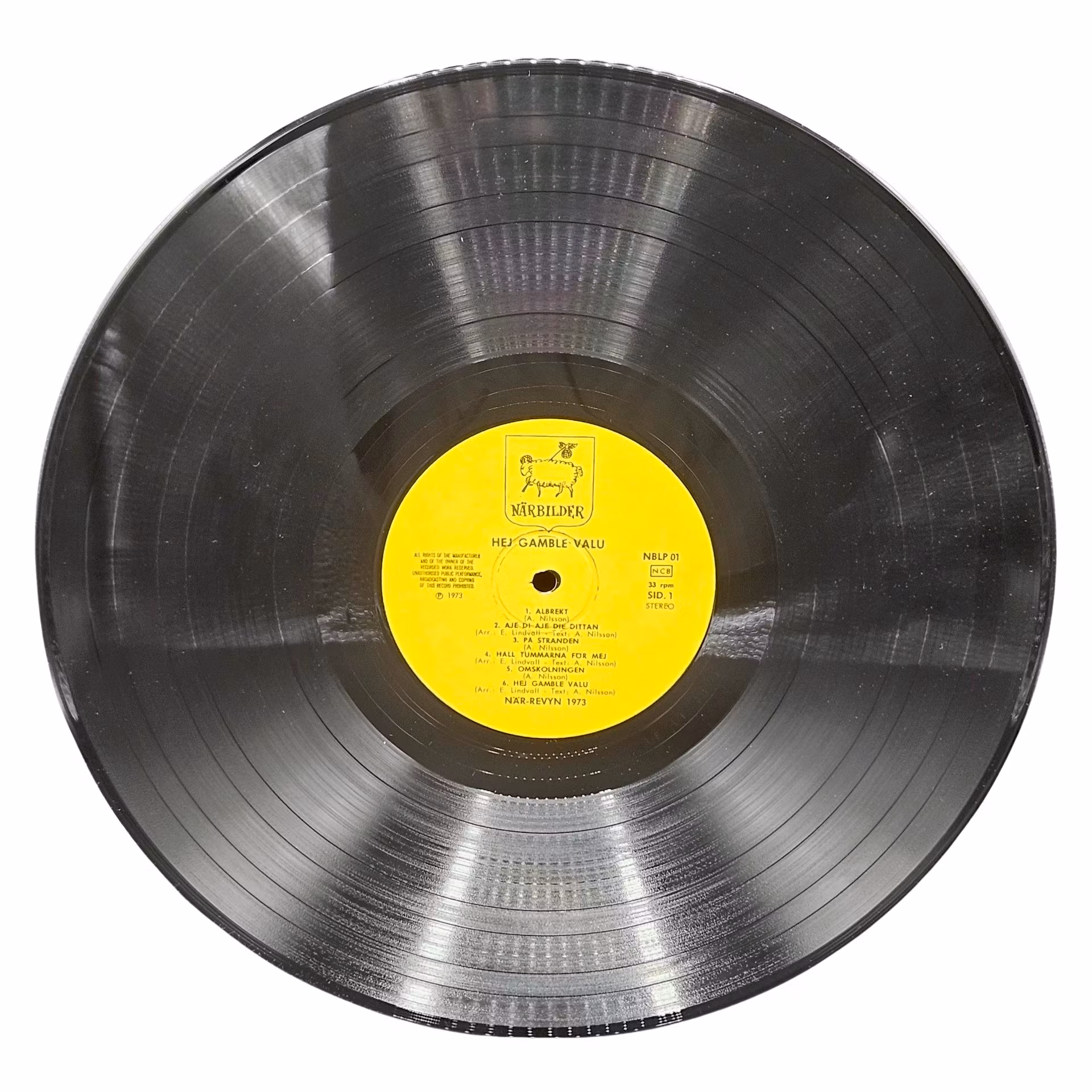 Hola Gamble Valu, Cuando Revyn 1973, LP de vinilo