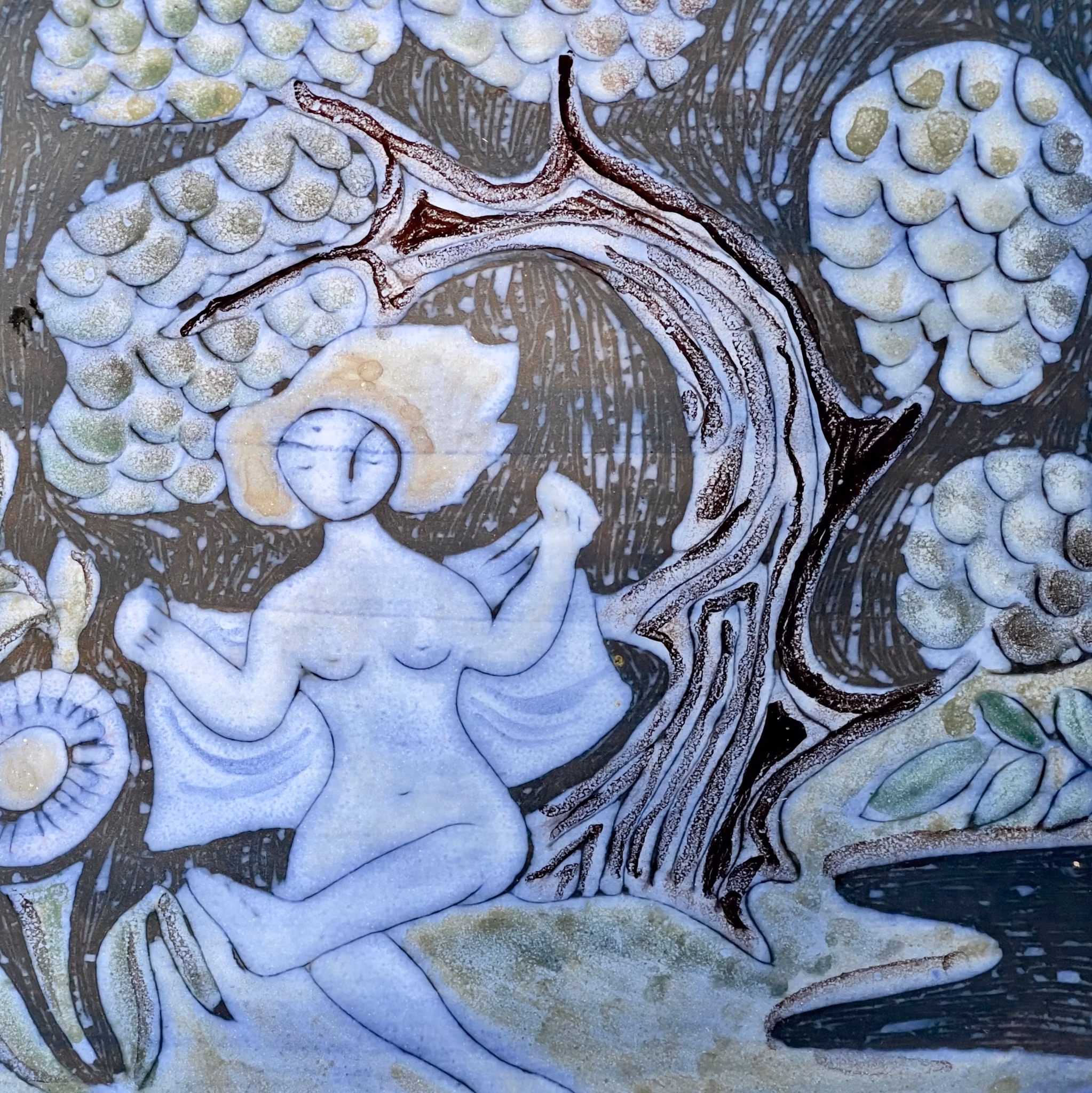 Ulla Sönnerstam, Decorative dish Laholm ceramics