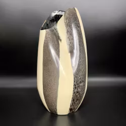 Vintage, jarrón de cerámica