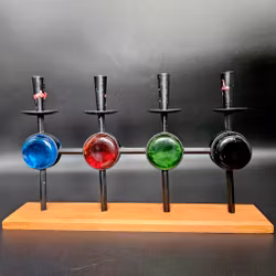 Gunnar Ander, smide och glas adventsljusstake