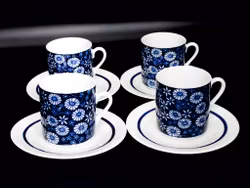 Vintage, 4 porslin kaffekoppar