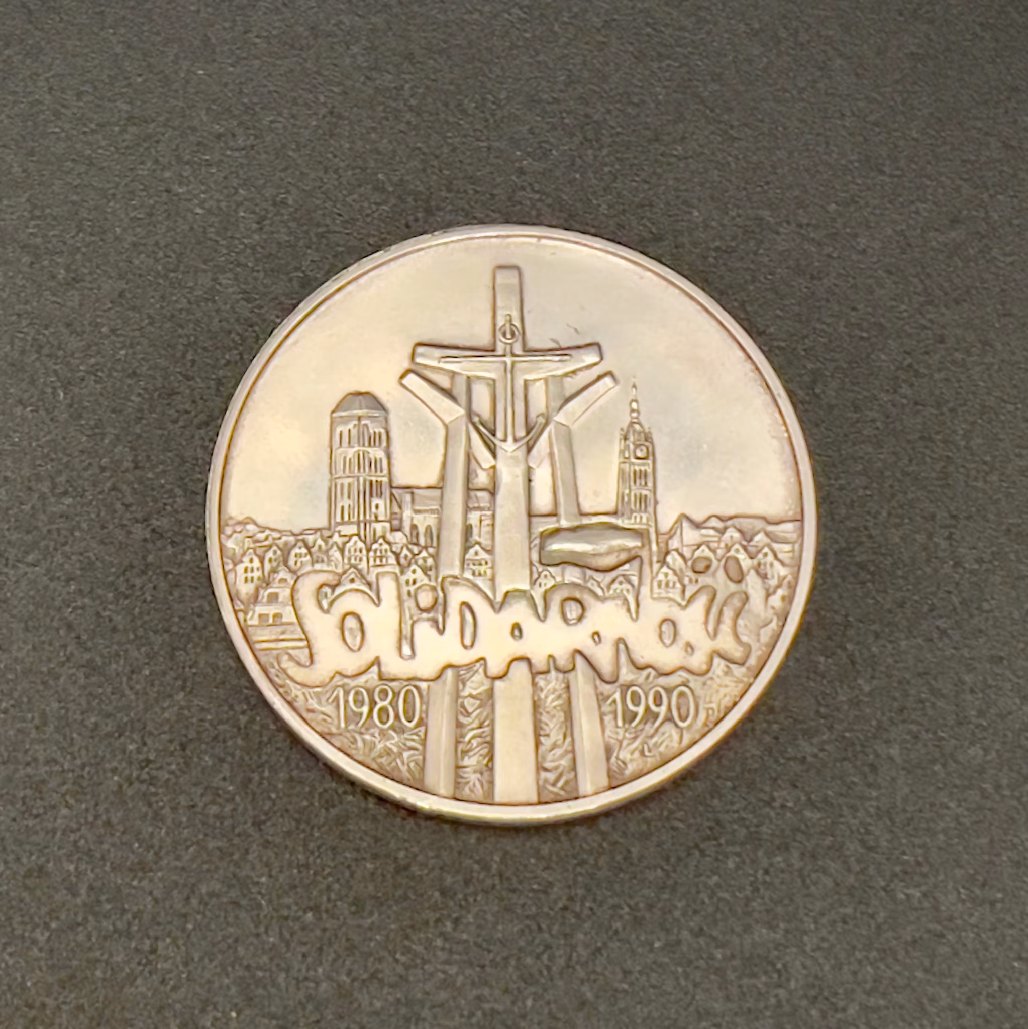 100.000 PLN 1980 90° anniversario della Solidarietà polacca, Argento