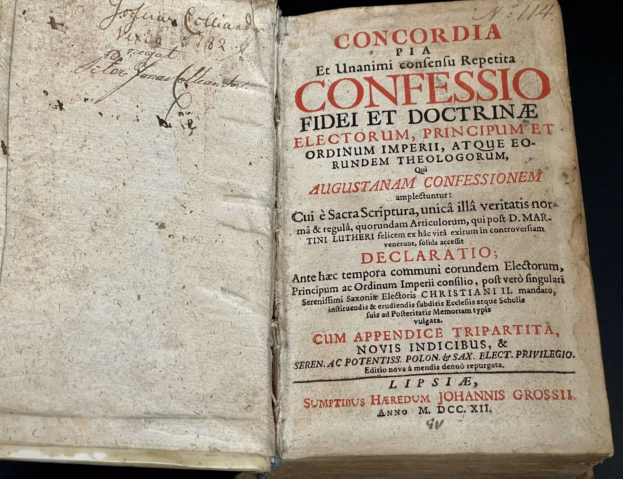 Libri Symbolici, Concordia Pia Augustanam Confessio, XVII-XVIII w.