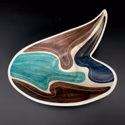 Elisabeth Loholt, keramik fat, Danmark