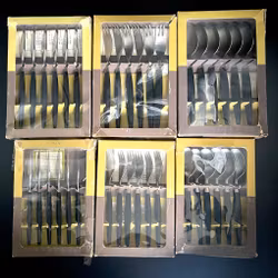 Folke Arström, bestickservis, 36 delar, Focus Delux, Gense