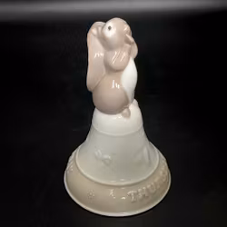 lladro, Porcelanowy Wiewiórczy Dzwon, Złote Wspomnienia