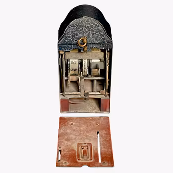 Antik dansk bordsur med kalender