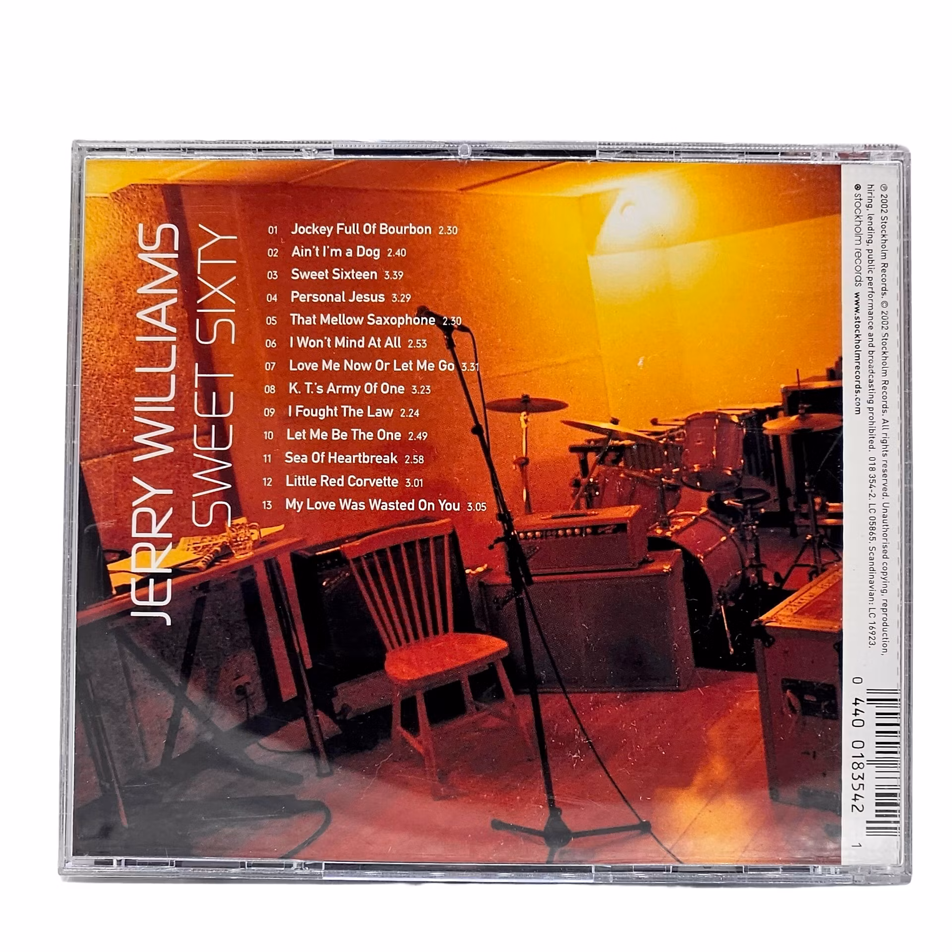 Jerry Williams, Sweet Sixty, CD