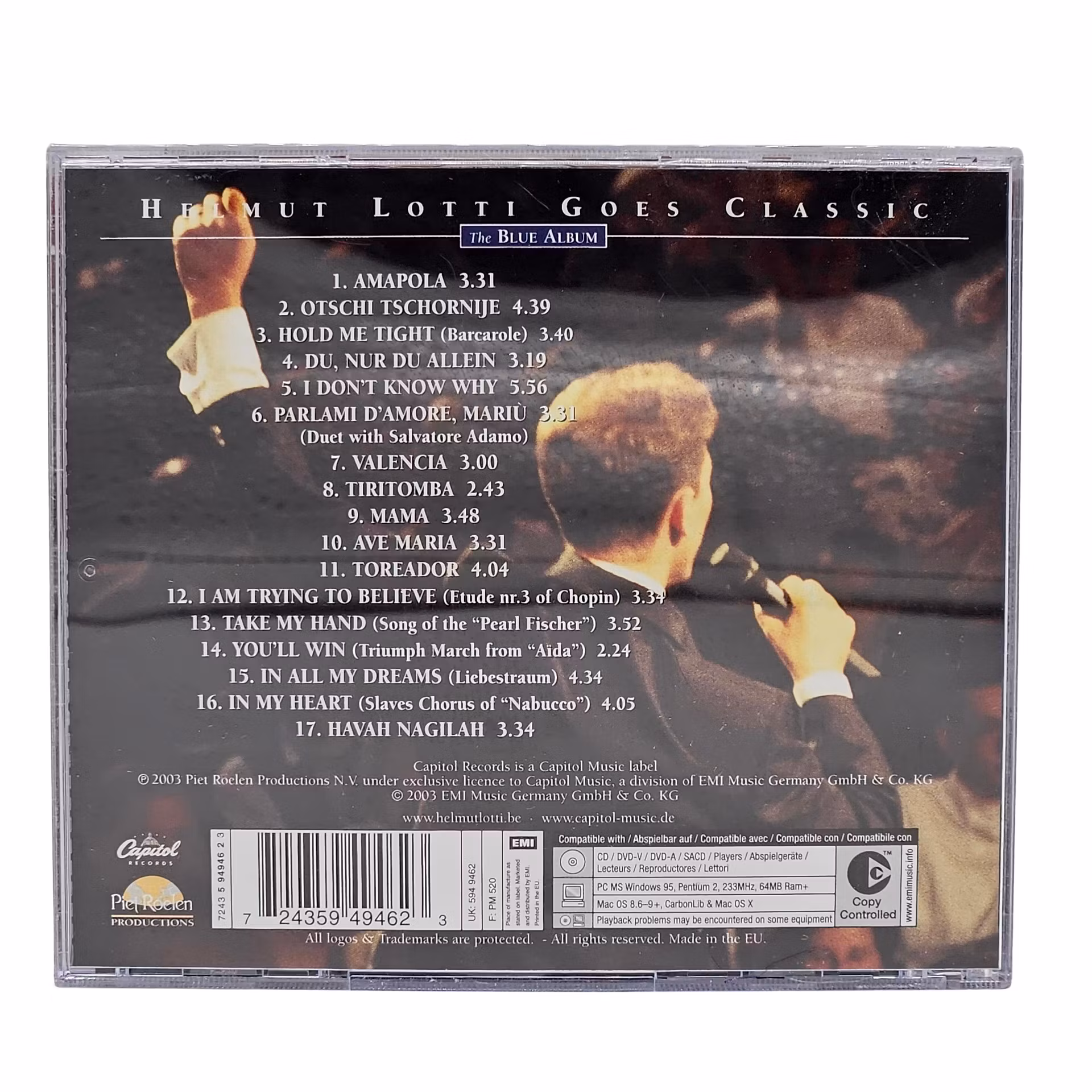 Helmut Lotti Goes Classic, The Blue Album, CD