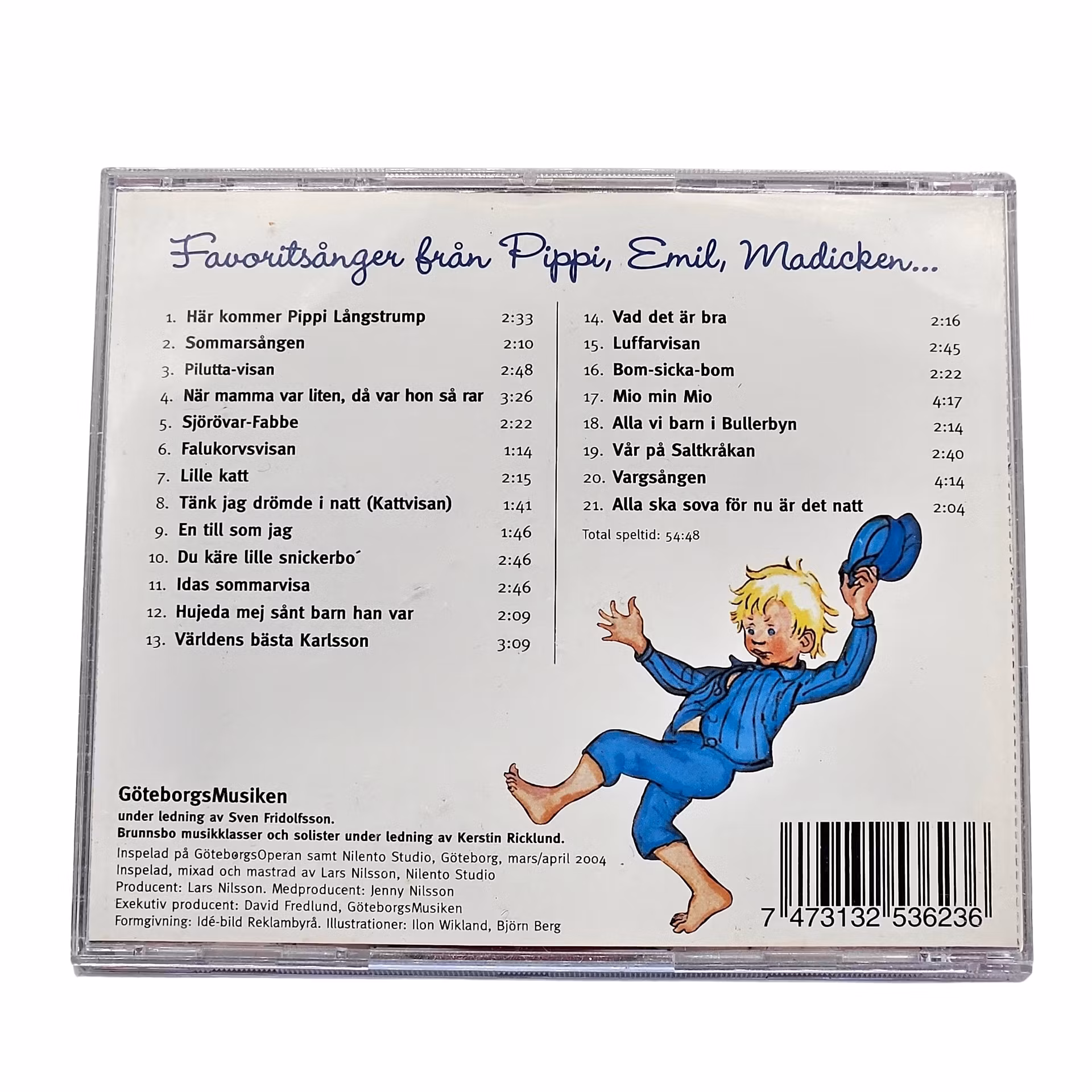 Favoritsången Från Pippi Emil och Madicken, CD
