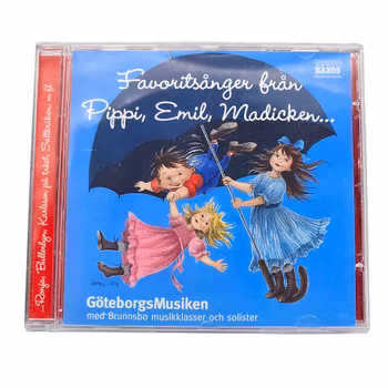 Favoritsången Från Pippi Emil och Madicken, CD