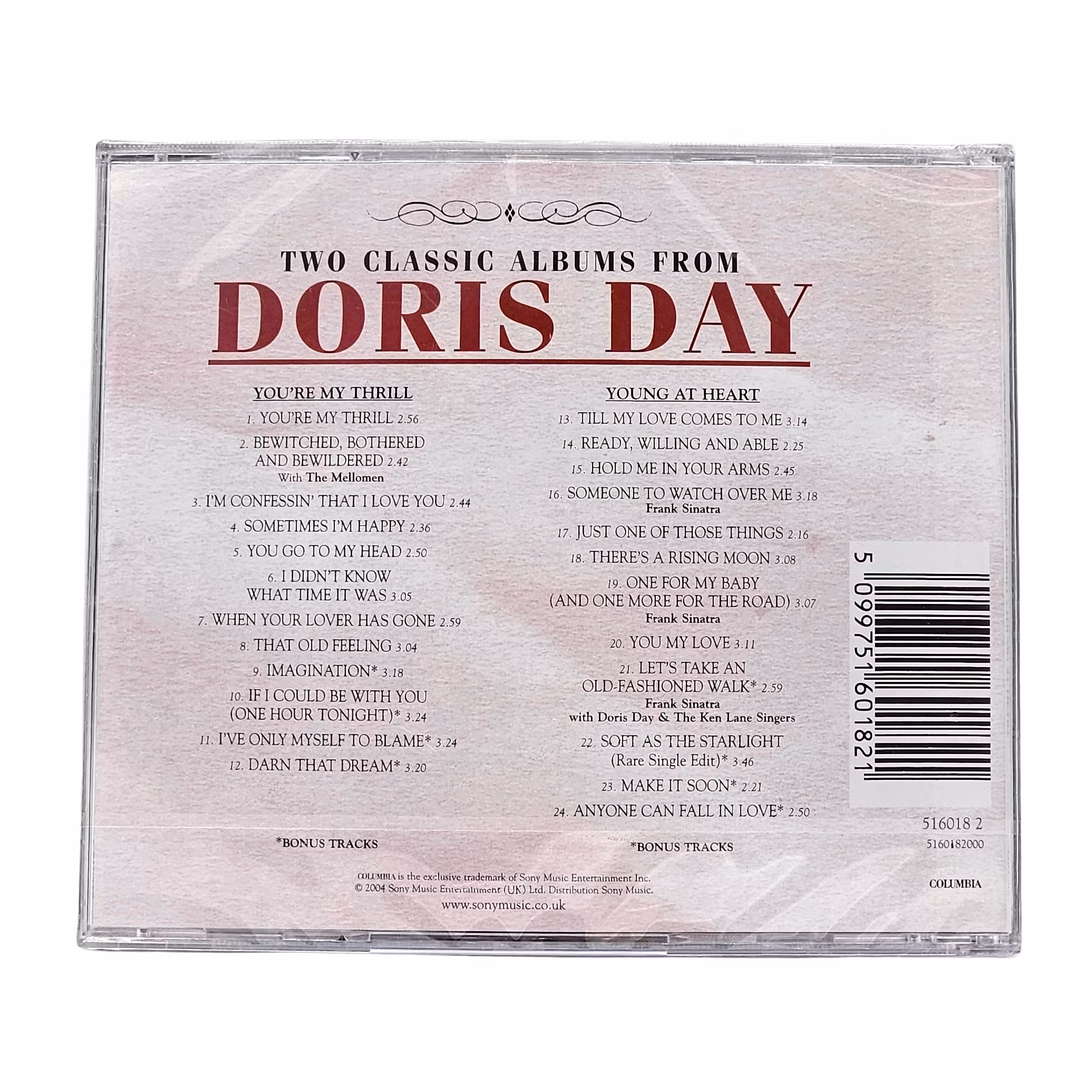 Two Classic Albums From Doris Day, CD NY