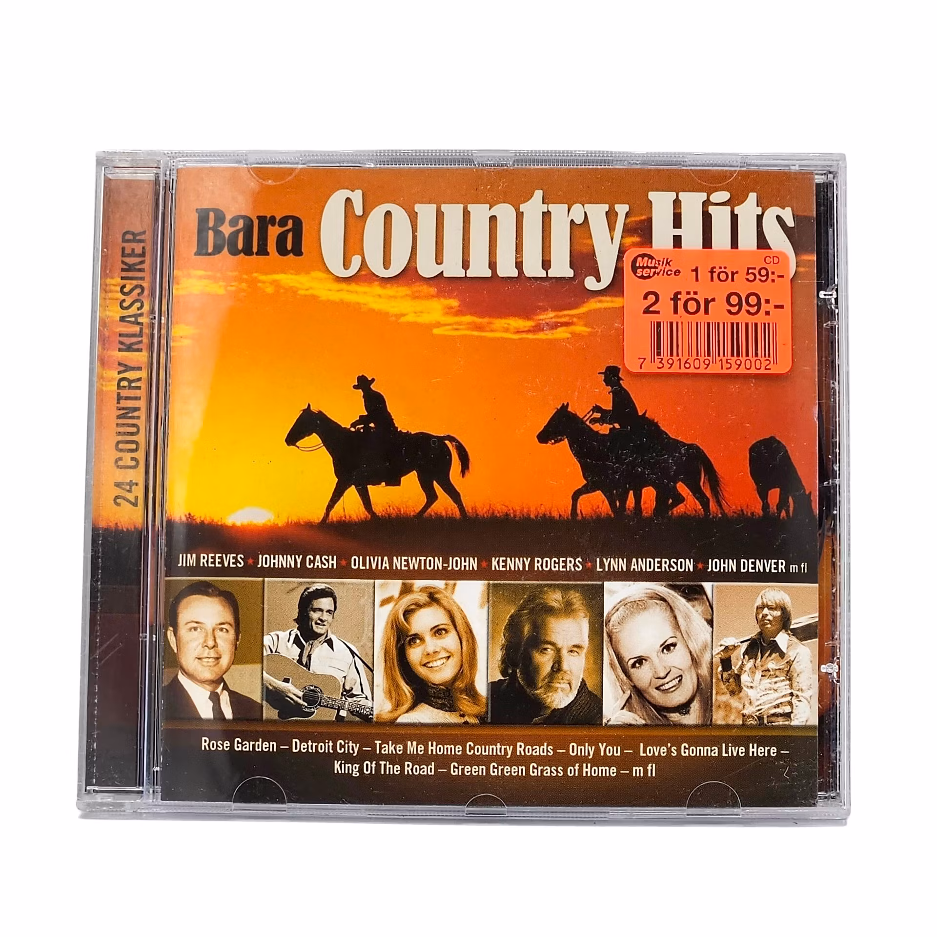 Bara Country Hits, CD