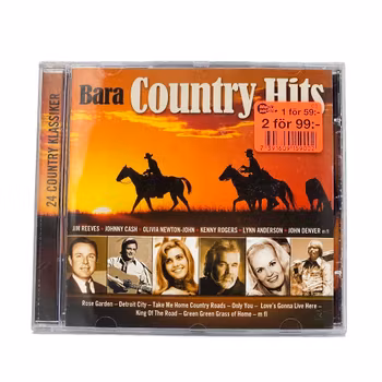 Bara Country Hits, CD