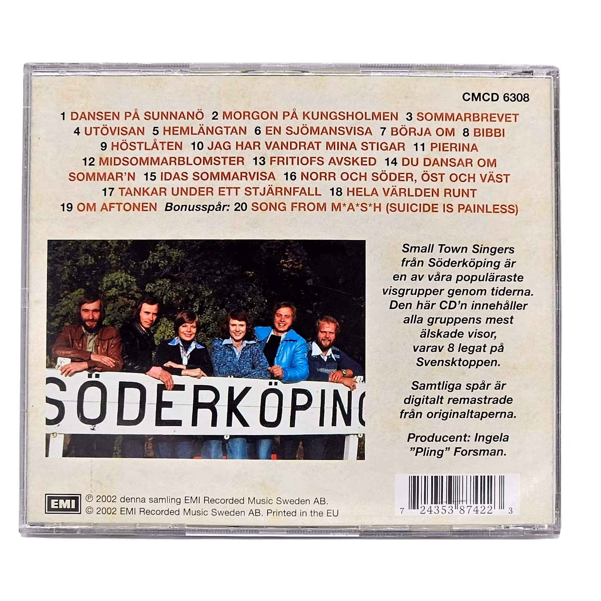 Small Town Singers, Sjunger Svenska Visor, CD