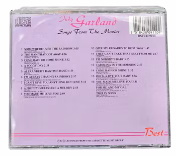 Judy Garland, Songs From The Movies, CD