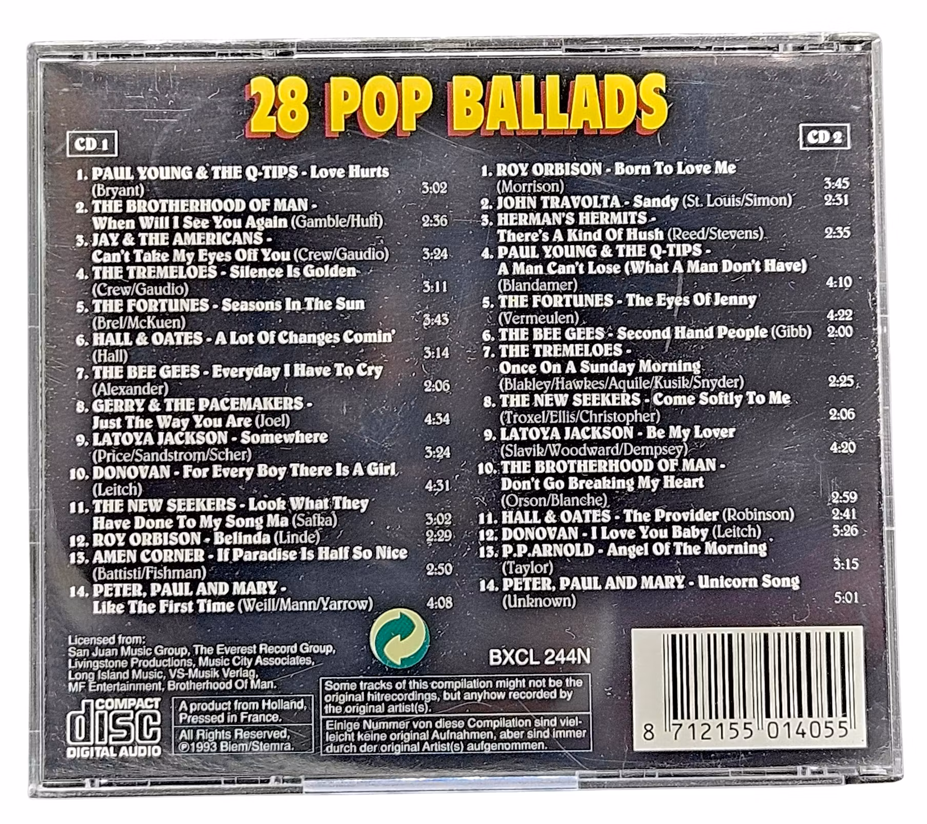 28 Pop Ballads, 2 CD