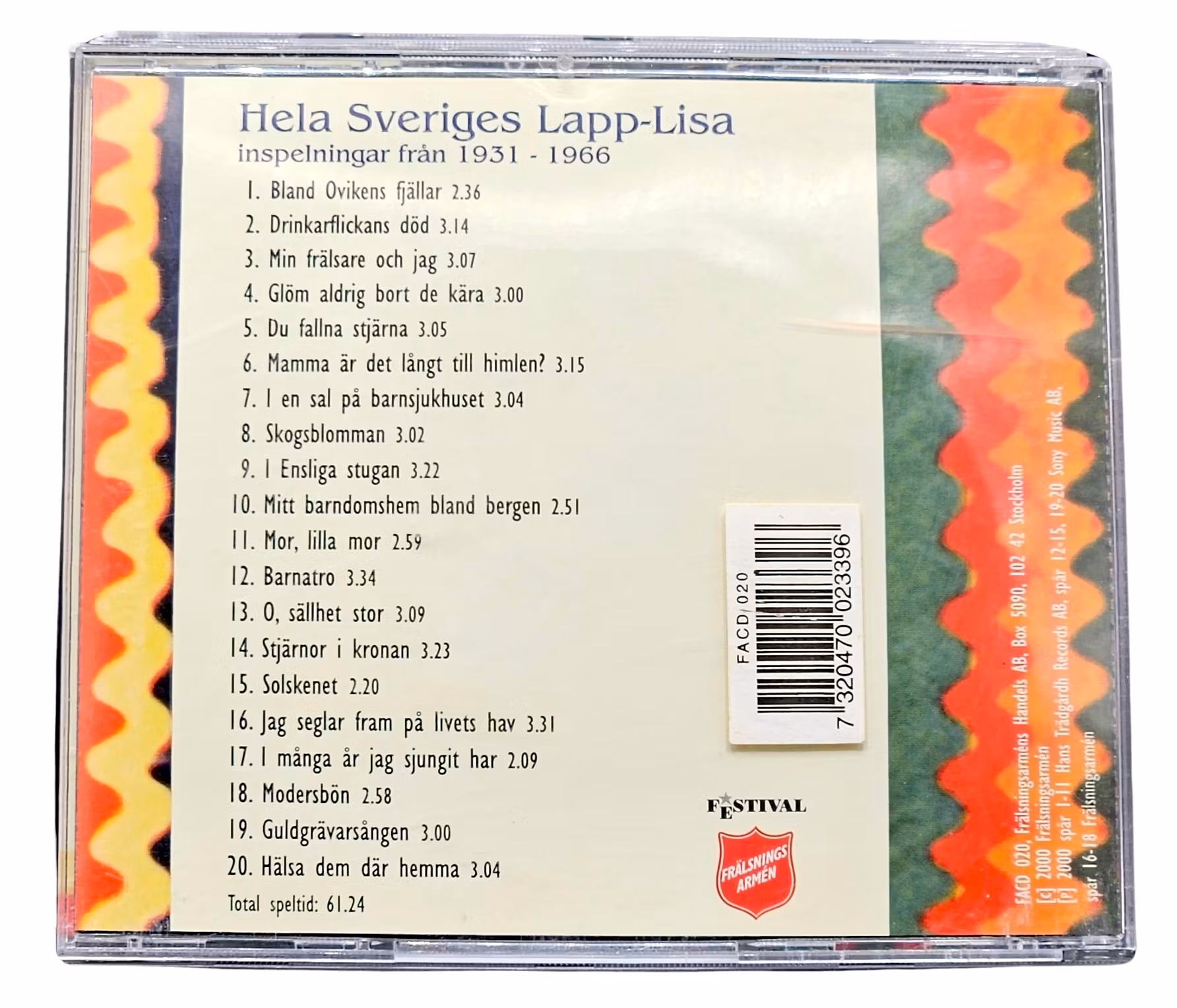 Hela Sveriges Lapp Lisa, CD