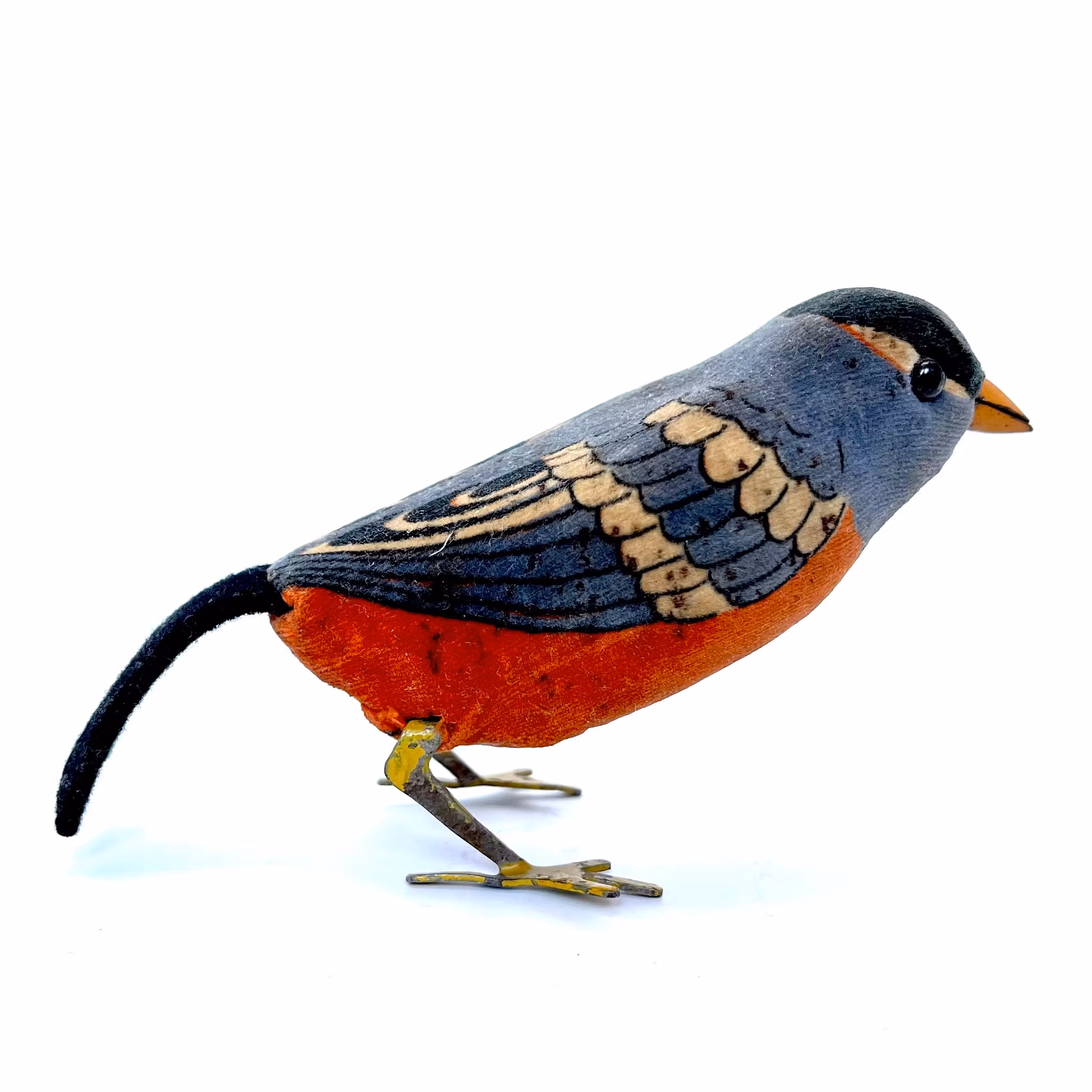 Jouet en étain, Schuco années 1930, oiseau mécanique, Allemagne