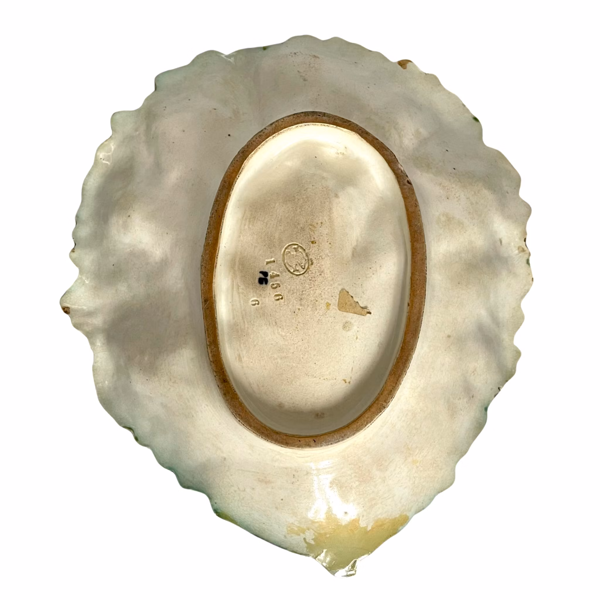 Hugo Lonitiz, assiette en majolique, Allemagne 19e siècle