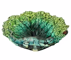 Hugo Lonitiz, Majolika-Teller, Deutschland 19. Jahrhundert