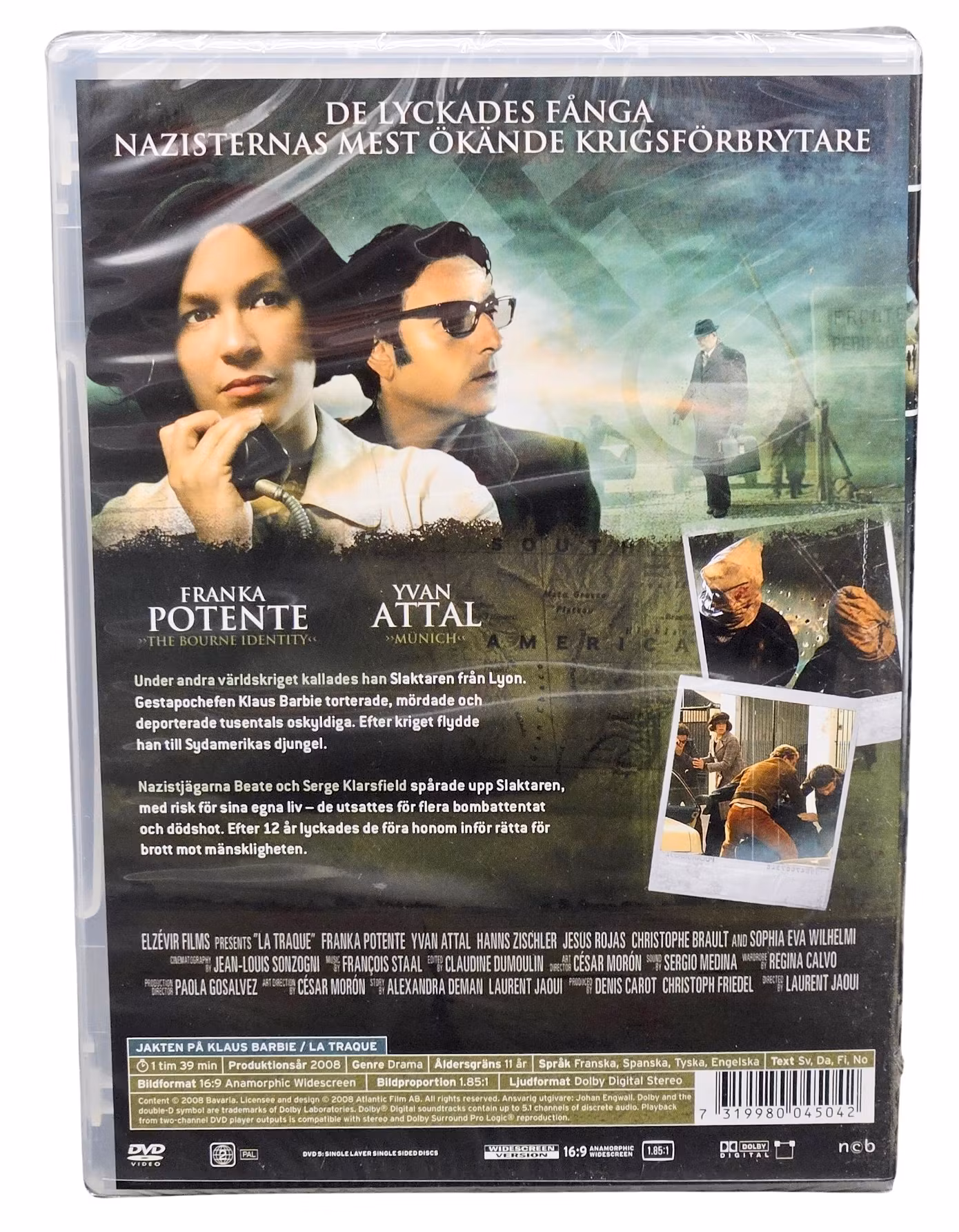 Jakten På Klaus Barbie, Slaktaren Från Lyon, DVD NY