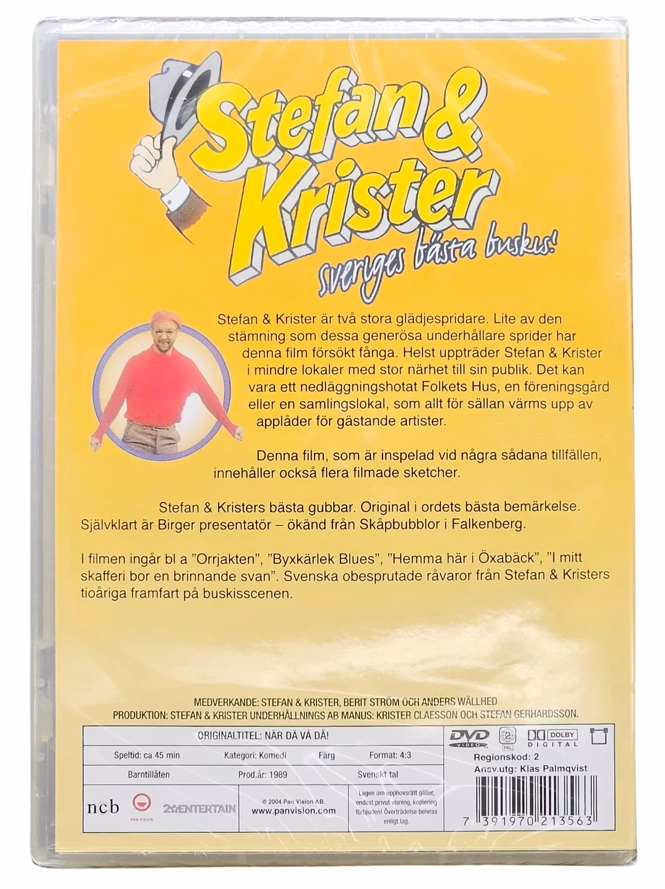 Stefan Och Krister, När Dä Va Då, DVD NY