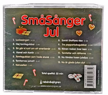 Småsånger Jul, CD