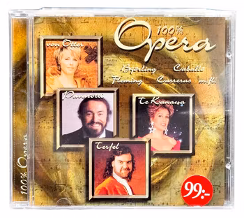 100% Opera, CD