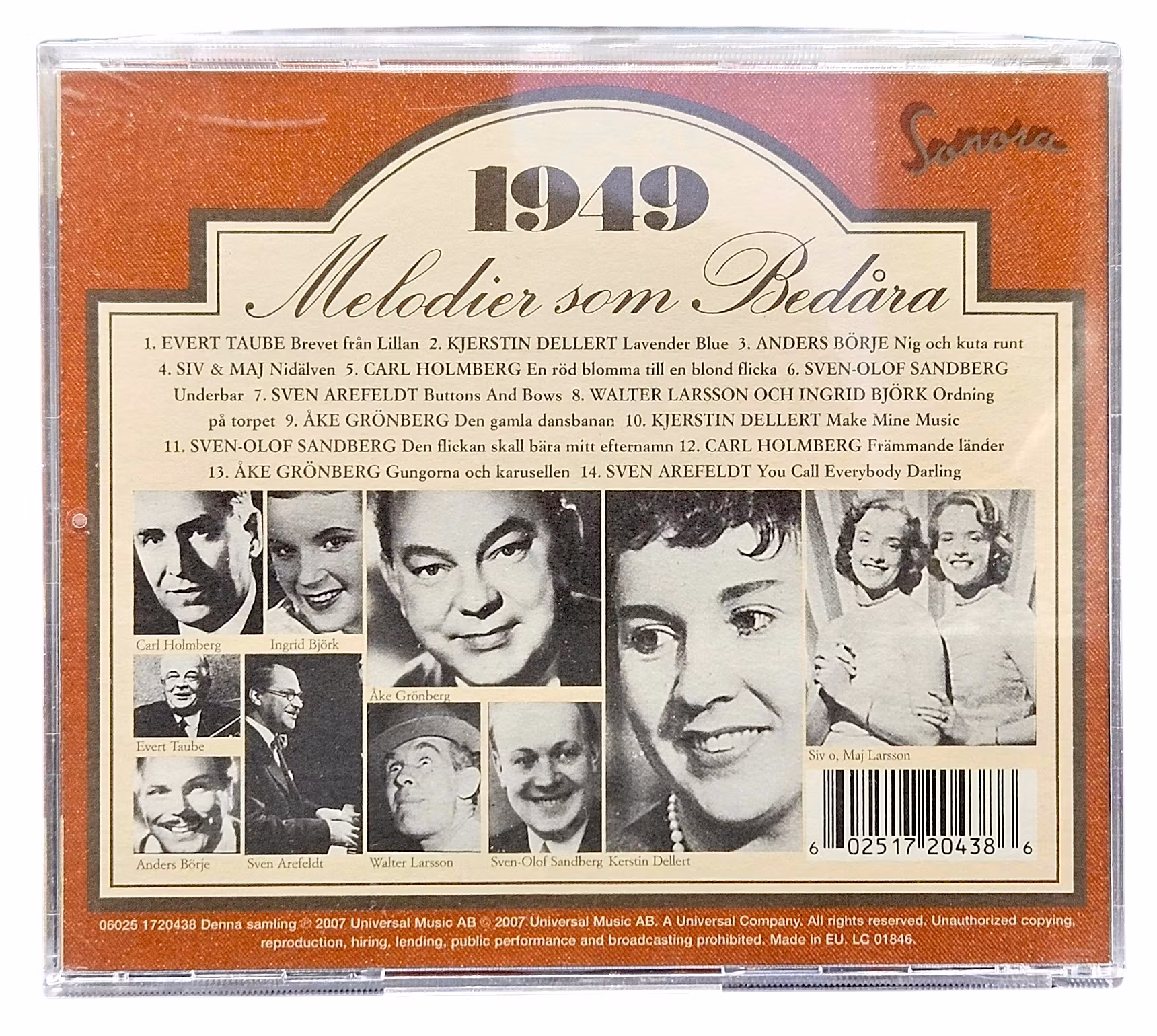 Melodier Som Bedåra, 1949, CD
