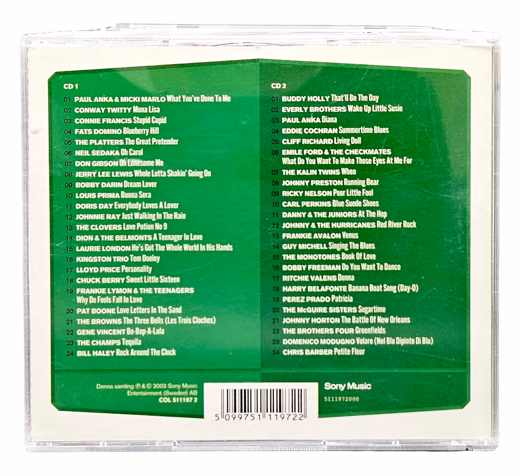 Ljuva 50-Tal, 2 Skivor CD