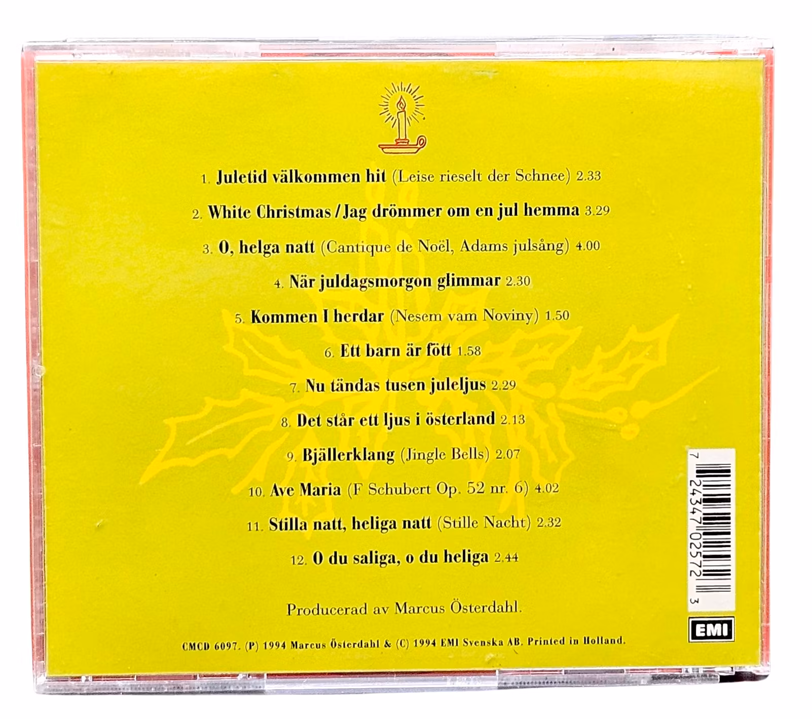 God Jul Marcus Österdahls Kör Och Orkester, CD