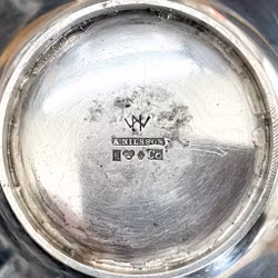 Skål, silver, Wiwen Nilsson. A. Nilsson, Lund, 1929