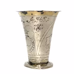 Antik silver Bägare, 1700-tal