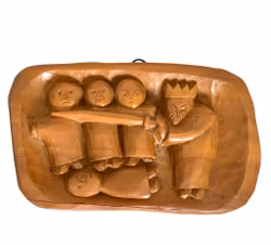 Alojzy Bystron 1937 - 1996, Xilografía en relieve, firmada