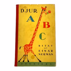 Libro infantil, Animales ABC dibujado por Einar Nerman 1931
