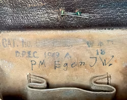 Kilt scozzese in pelle più vecchio Sporran 1949