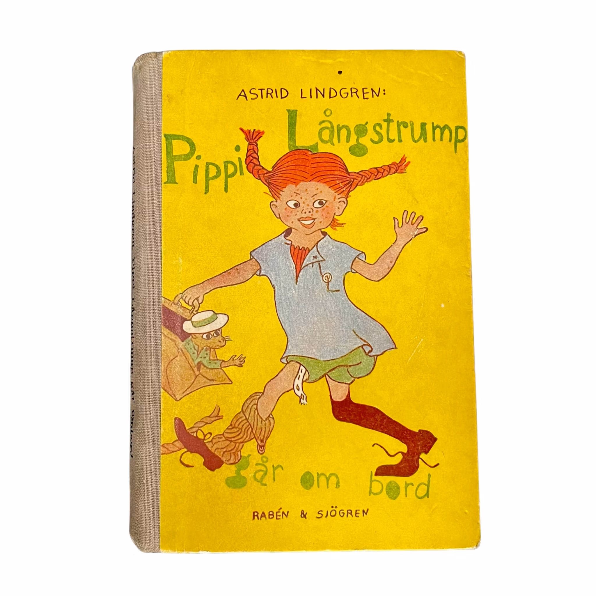 Astrid Lindgren. Bok, Pippi Långstrump går ombord, första upplaga 1946