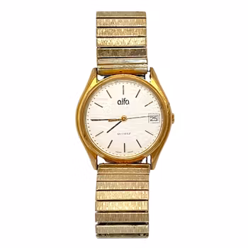 Armbandsur alfa Date quartz