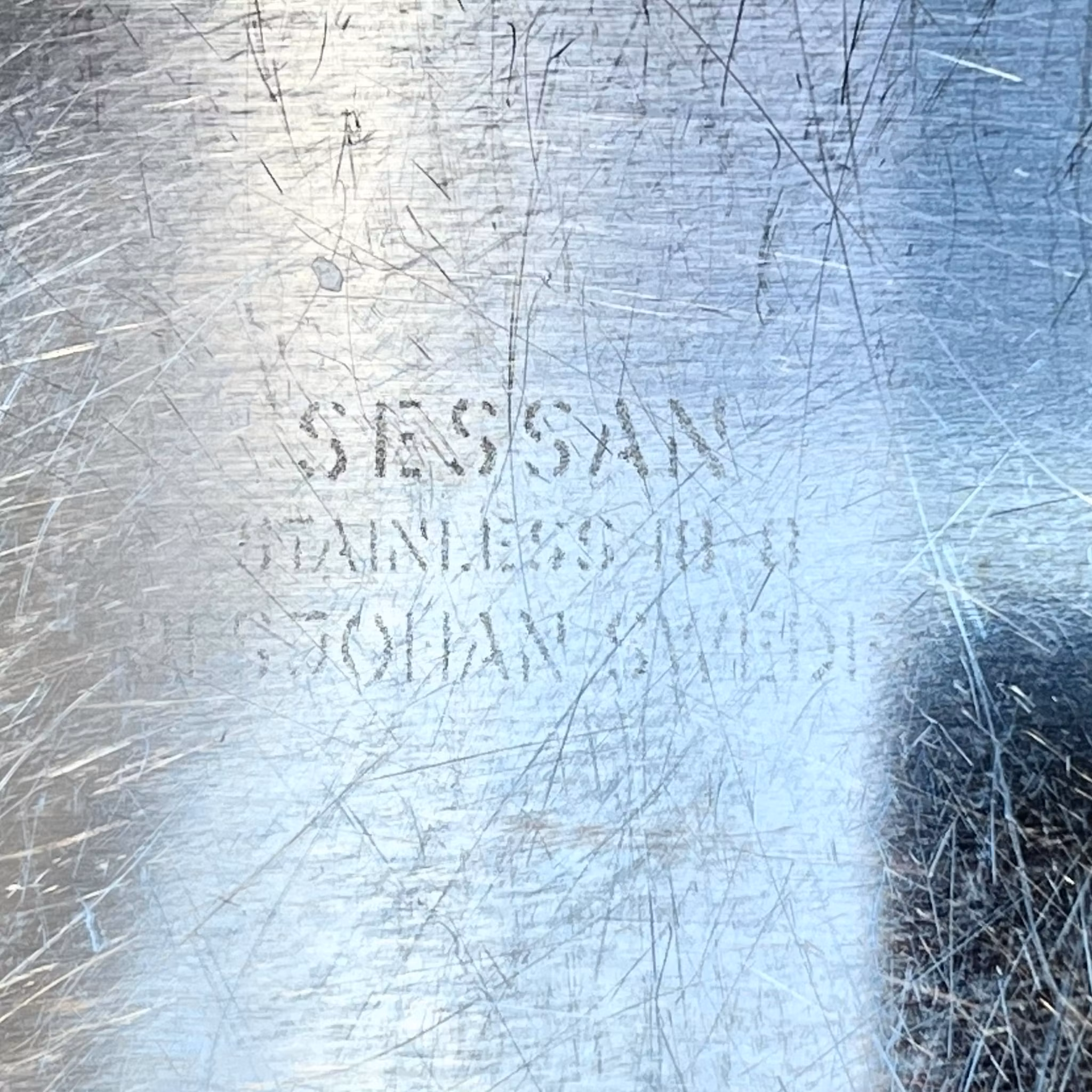 Sessan, Nils Johan, para beczek ze stali nierdzewnej