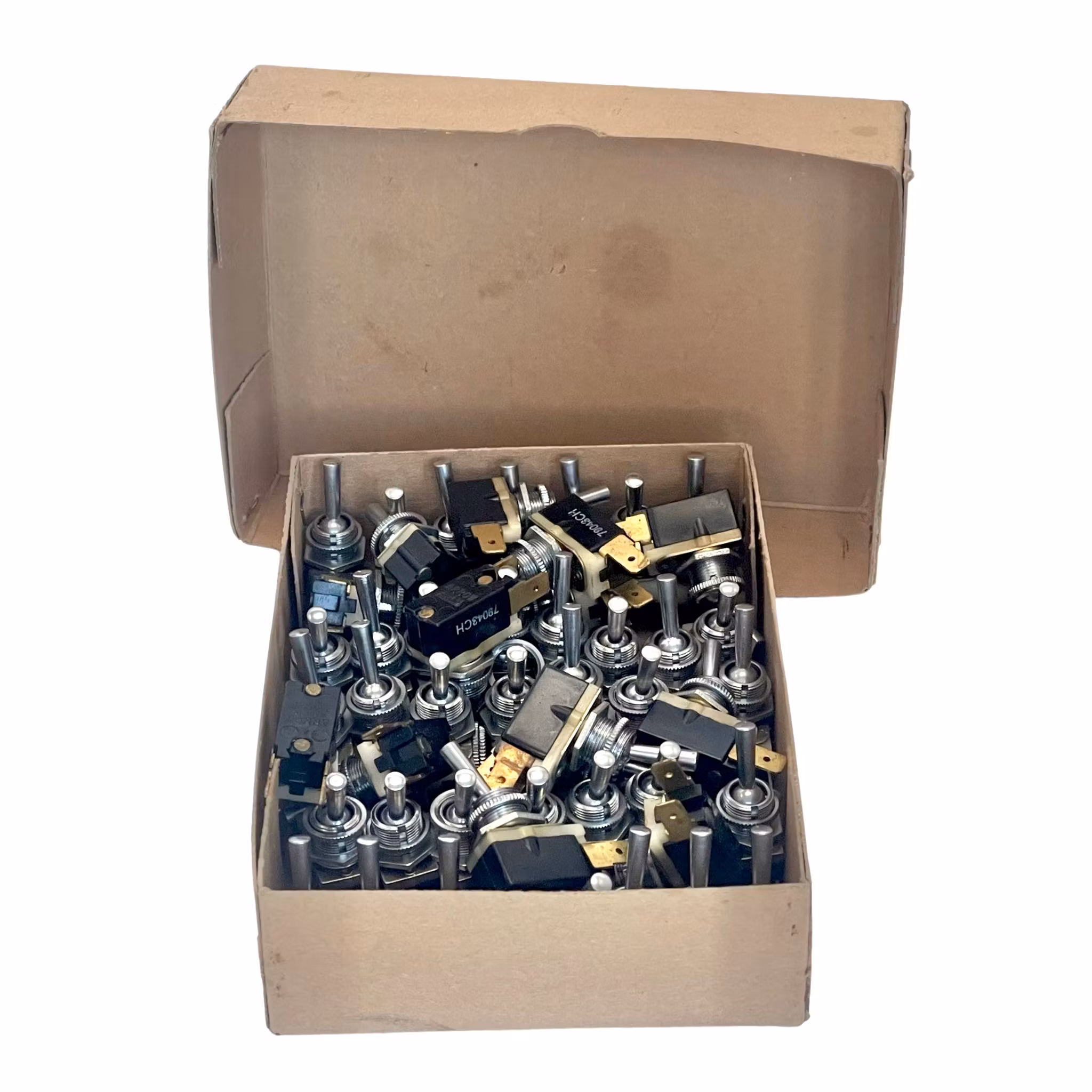 50 St Weidmüller vippbrytare På-Av Lödterminal