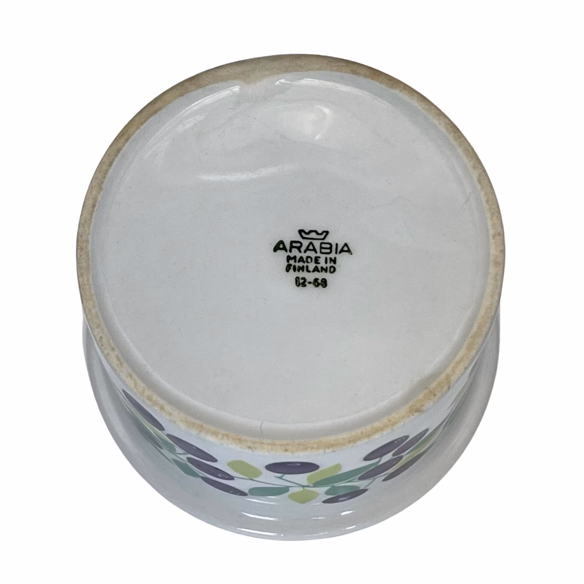 Arabia, syltetøjsglas, Pomona, blåbær