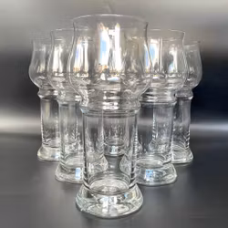 6 st, Ölglas, Goblet, Olle Alberius, Orrefors