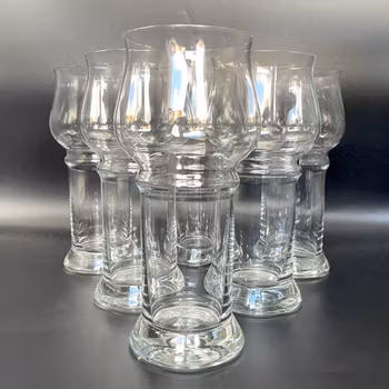 6 st, Ölglas, Goblet, Olle Alberius, Orrefors