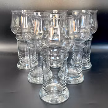 6 st, Ölglas, Goblet, Olle Alberius, Orrefors