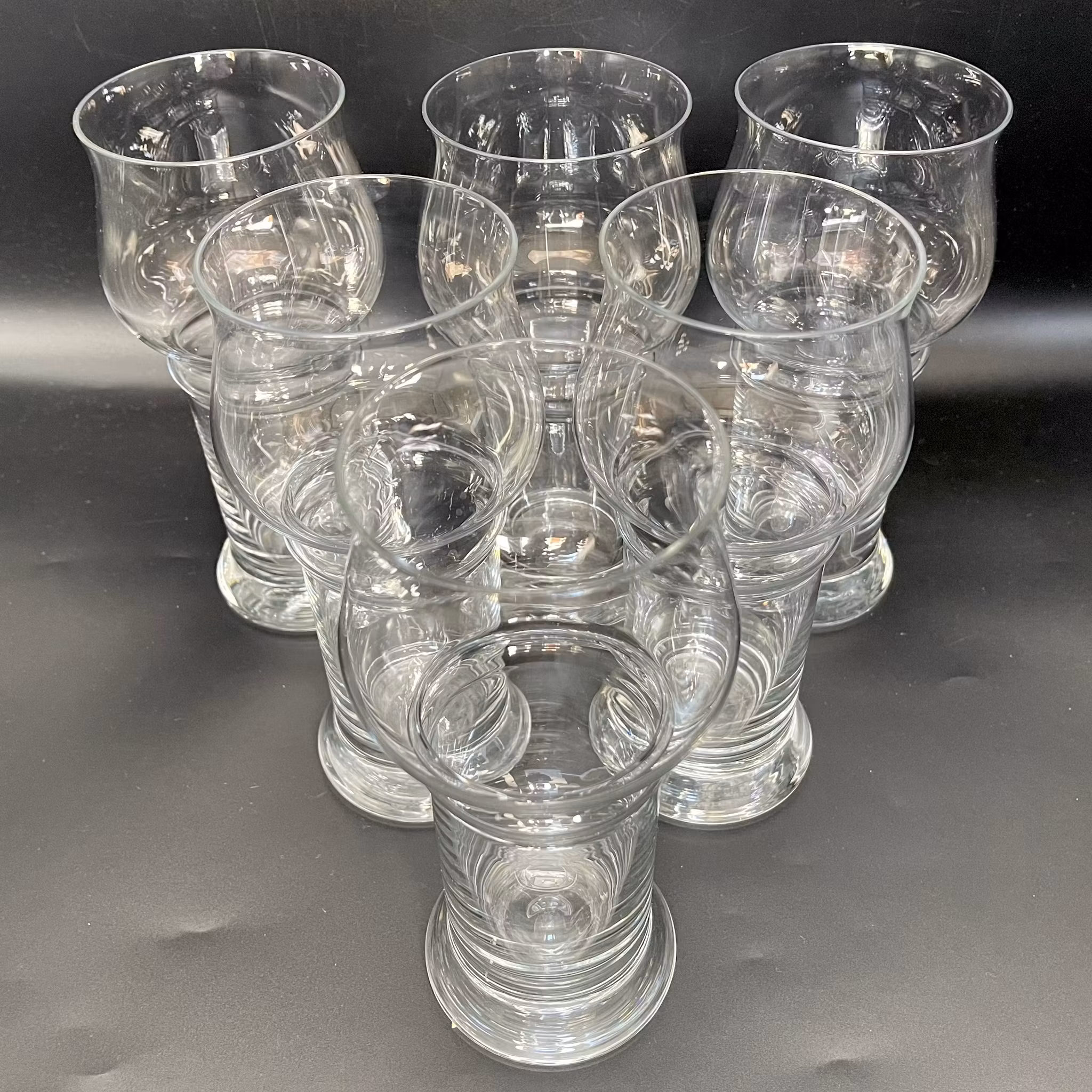 6 piezas, Vaso de cerveza, Copa, Olle Alberius, Orrefors