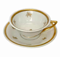 Tekop guld dekoration porcelæn, Rosenthal